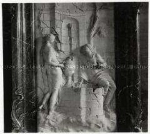 Wien, Barockmuseum, Bildhauer Georg Raphael Donner, Figur "Jesus und die Samariterin"