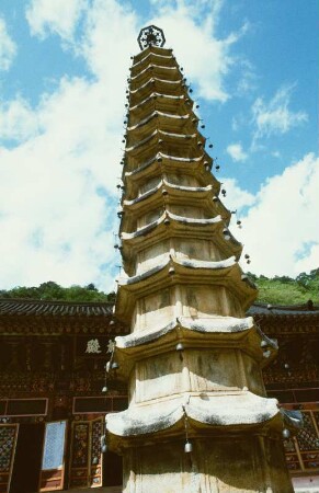 Buddhistische Pohyon-sa-Tempelanlage mit Sokka-Pagode