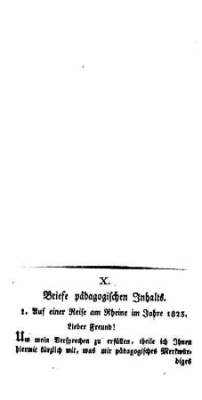 Briefe pädagogischen Inhalts