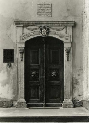 Portal : Portal (1711). Bahnsdorf-Neudeck (Uebigau-Wahrenbrück-Neudeck), Schloß