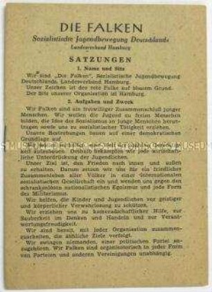 Satzung der Sozialistischen Jugendbewegung "Die Falken"