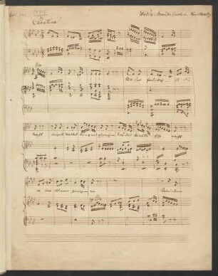 Soldatenliebschaft. Auszüge. Arr; V, pf; f-Moll; MWV L 1/10