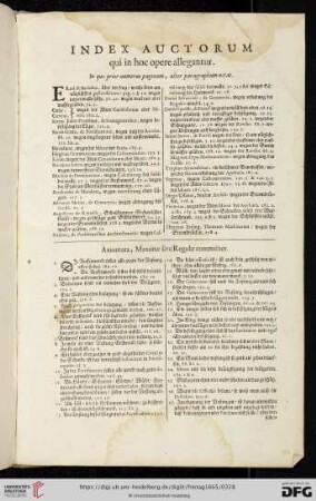 Index auctorum qui in hoc opere allegantur