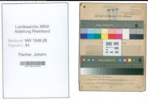 Entnazifizierung Johann Fischer , geb. 25.06.1887 (Postbeamter)
