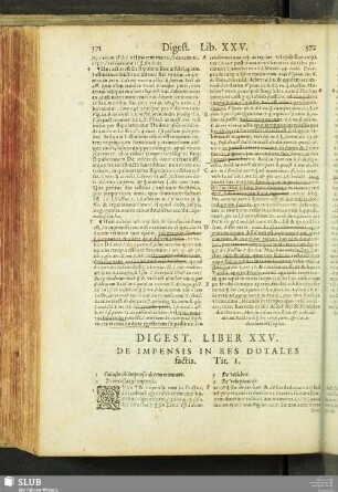 Digest. lib. XXV. de impensis in res dotales factis
