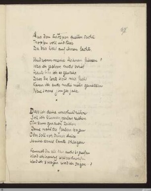 Dass ich deine unschuld rühre : [SW III: H6]; [SW III, S. 59/136]