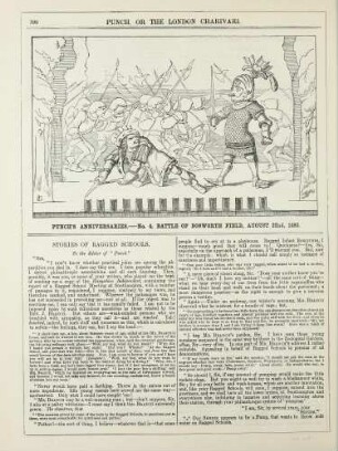 Punch's anniversaries. - No. 4. Battle of Bosworth Field, August 22nd, 1485