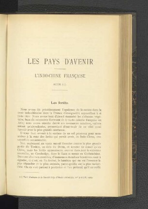 Les pays d´avenir