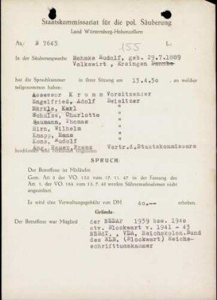 Mehmke, Rudolf