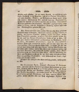 17. "Der Oeconomiam Bursae, Stipendii Martiniani & Hochmanniani"