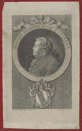 Bildnis des Iohann Friedrich von Pfeiffer