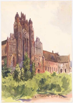 Kloster Chorin: Perspektivische Ansicht