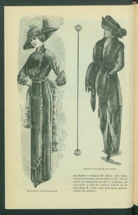 Elegante traje de calle.