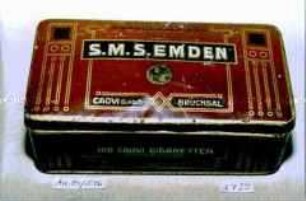 Blechdose für "100 CAOVI CIGARETTEN 'S.M.S.EMDEN', CAOVI G.m.b.H. BRUCHSAL"
