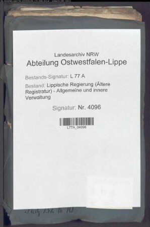 Gemeinheitsteilung des Dorfes Pottenhausen