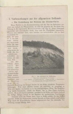 I. Vorbemerkungen aus der allgemeinen Erdkunde