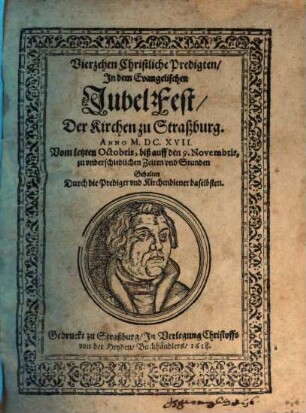 Vierzehen Christliche Predigten in dem evangelischen Jubelfest