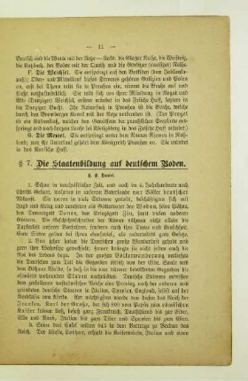 7. Die Staatenbildung auf deutschem Boden