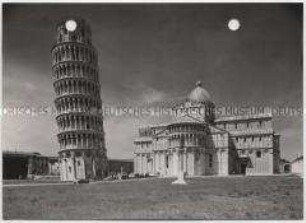 Pisa, Schiefer Turm, Apsis des Domes Santa Maria Assunta