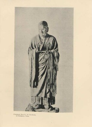 Portrait statue of Asangba. At Kofukuji, Nara