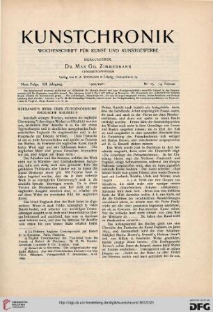 Heft 15 (14. Februar 1901)