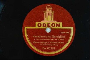 Venetianisches Gondellied : op. 57 No. 5 / (F. Mendelssohn-Bartholdy)