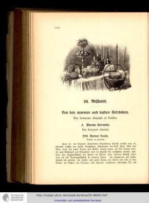 28. Abschnitt. Von den warmen und kalten Getränken