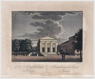 Die Singakademie/zu Berlin = L´academie de chant/á Berlin