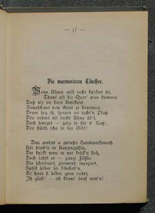 Die marmorirten Tüncher.
