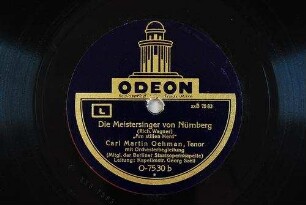 Die Meistersinger von Nürnberg : "Am stillen Herd" / (Rich. Wagner)