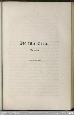 Die stille Tante