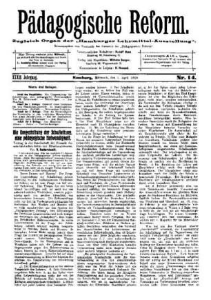 Die Umgestaltung der Schulleitung, eine pädagogische Notwendigkeit : (Fortsetzung folgt)