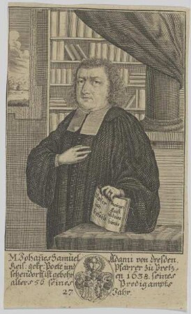 Bildnis des Johanes Samuel Adami