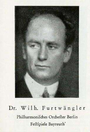 Furtwängler, Wilhelm