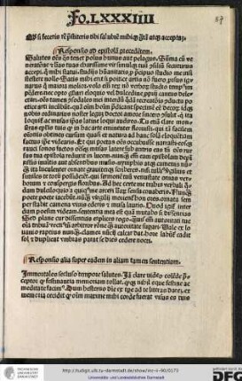Responsio ad epistolam precedentem.