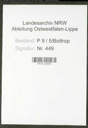 Namensverzeichnis Bottrop, Sterbefälle