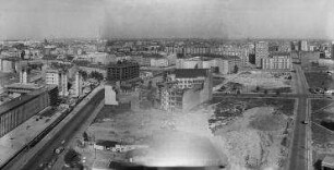 360° Panorama, Blick vom GSW-Hochhaus. Berlin-Kreuzberg, Rudi-Dutschke-Straße