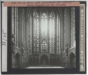 Paris, Sainte-Chapelle : Innenansicht