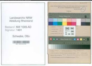 Entnazifizierung Otto Schwabe , geb. 15.04.1909 (Angestellter)