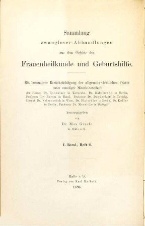 Die Wanderniere der Frauen insbesondere, ihre Diagnose und Therapie