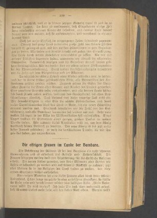 Die eifrigen Frauen im Lande der Bambara