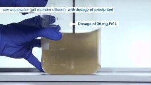 Precipitation and Flocculation - Chemically enhanced primary treatment: Lab tests with raw wastewater
