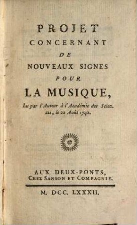 Traités sur la Musique