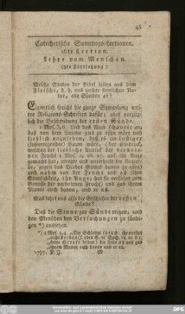 16te Lection. Lehre vom Menschen. (3te Fortsetzung)