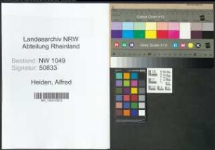 Entnazifizierung Alfred Heiden , geb. 15.09.1913 (Arbeiter)