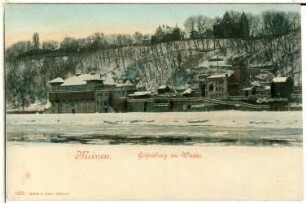 Meißen. Geipelburg im Winter