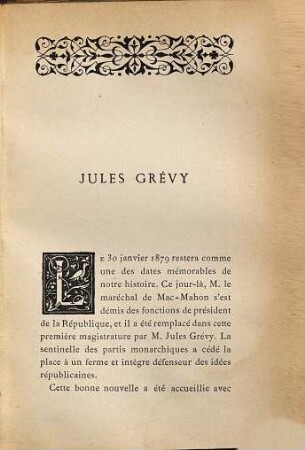 Jules Grévy : Par Lucien Delabrousse