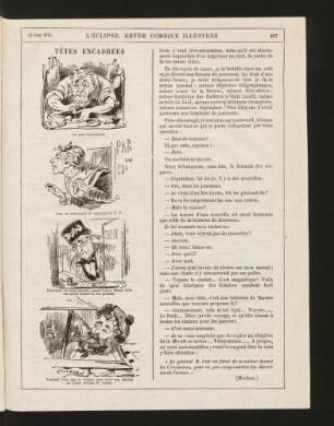 Têtes encadrées