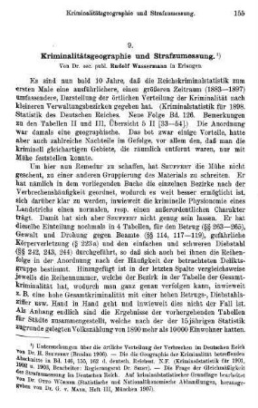 155-165, Kriminalitätsgeographie und Strafzumessung