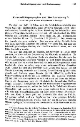 155-165, Kriminalitätsgeographie und Strafzumessung